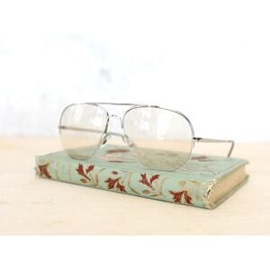 Vintage Aviator Eyeglass Frames 1970s made in France Classic Pilot Eyewear